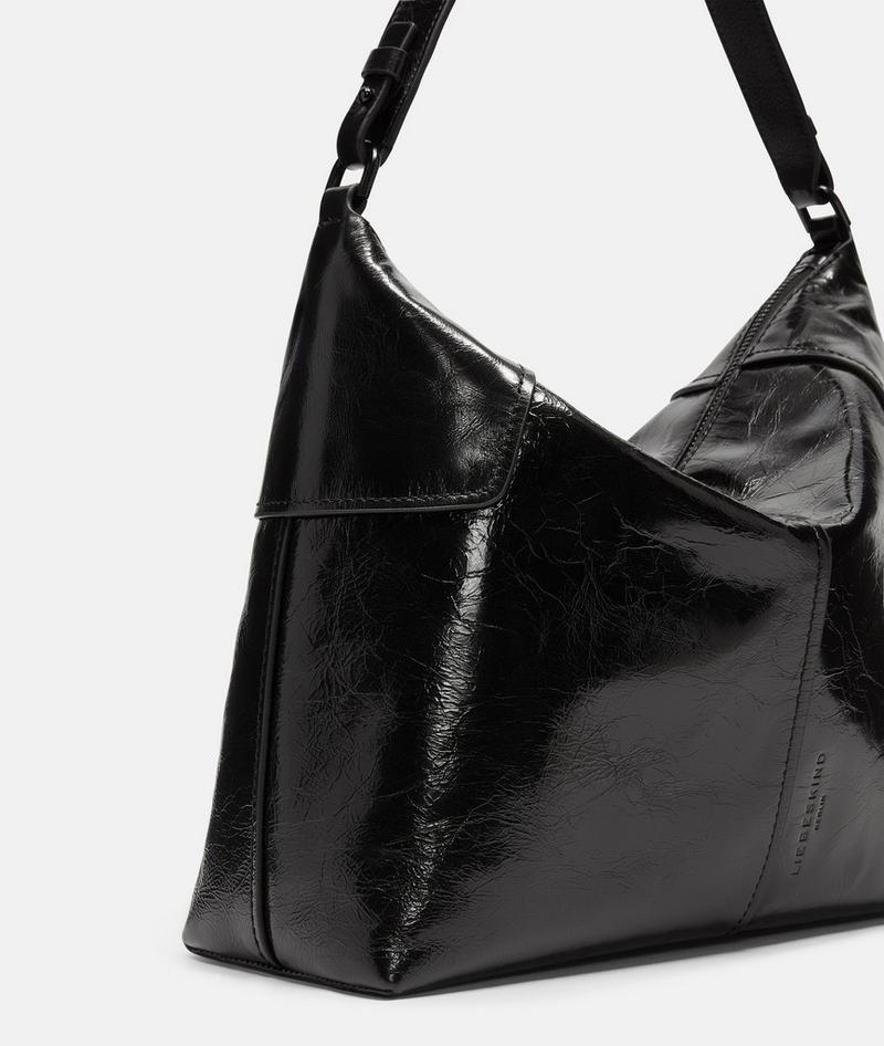 Liebeskind Herren Mila Hobo M - Schwarz