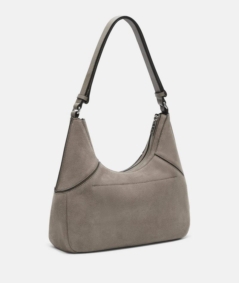 Liebeskind Herren Lilly Hobo S - Steingrau