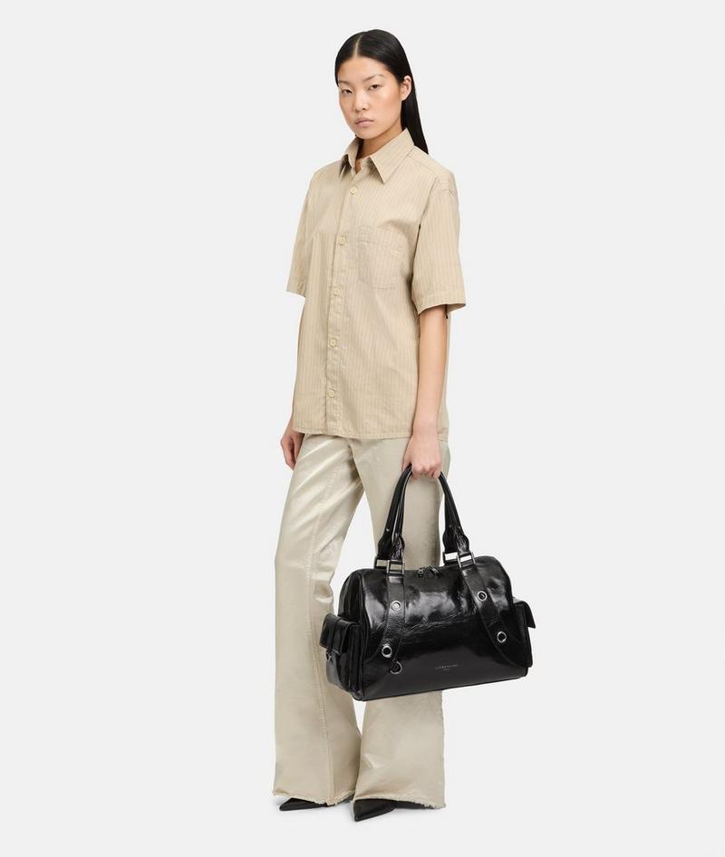 Liebeskind Herren Archive Nika Satchel L - Schwarz