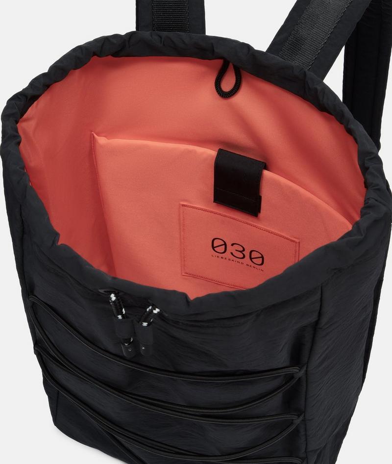 Liebeskind Herren Nylon Backpack L - Schwarz