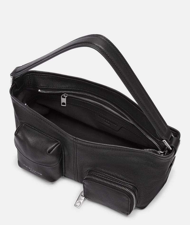 Liebeskind Herren Archive Lk 204 Shoulderbag S - Schwarz