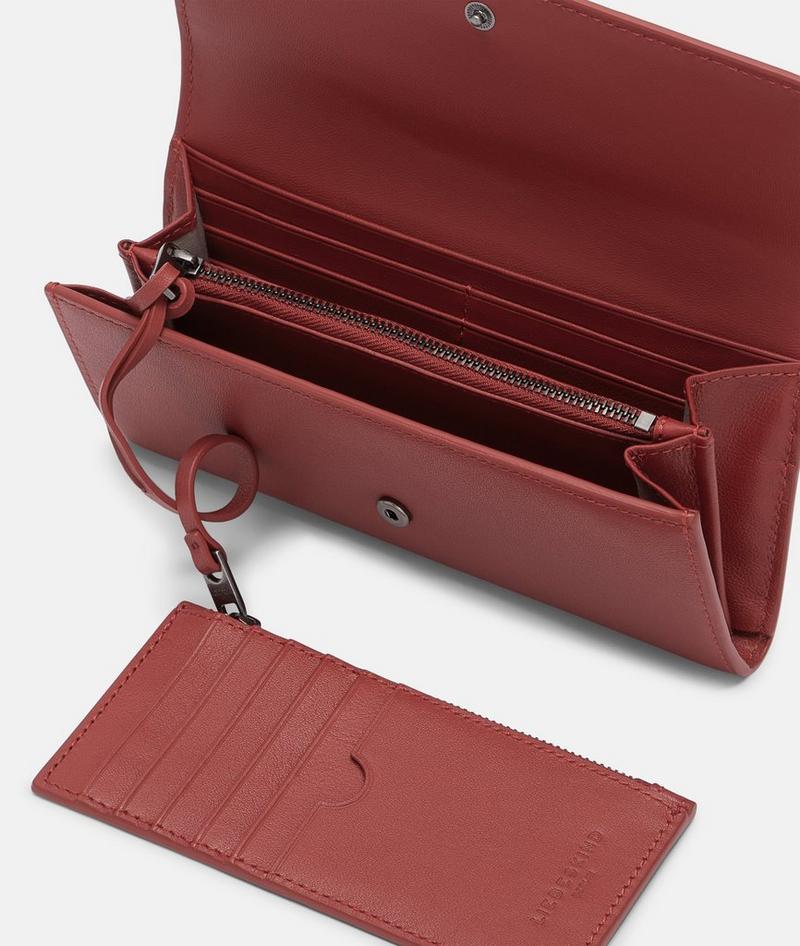 Liebeskind Herren Valentina Geldbörse L - Chilirot