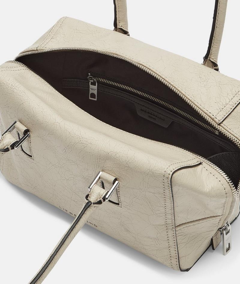 Liebeskind Herren Archive Kayla Satchel S - Creme