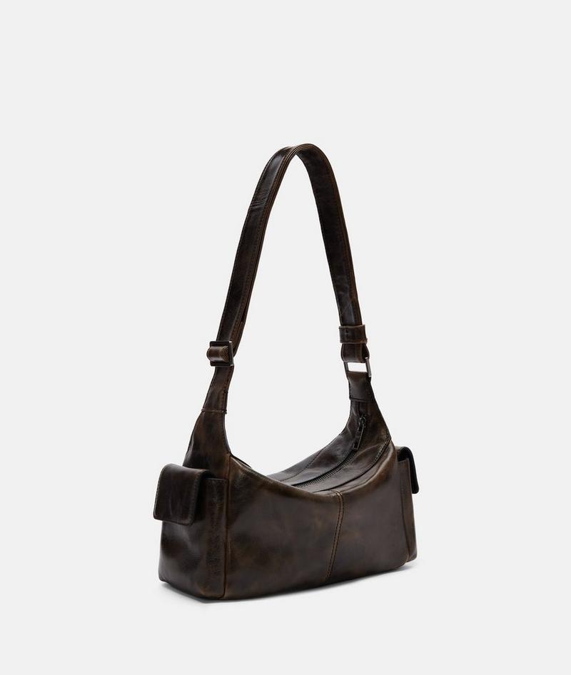 Liebeskind Herren Parker Crossbody S - Dunkelbraun