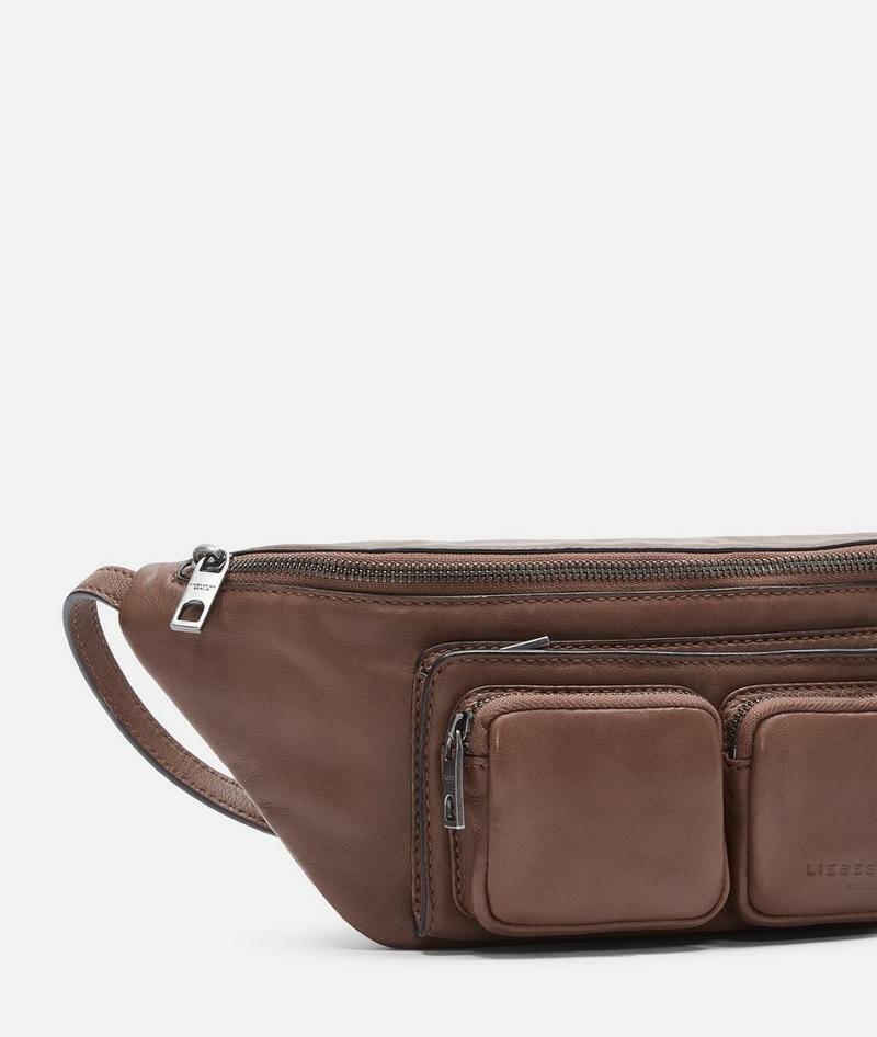 Liebeskind Herren Maia Belt-bag M - Zimt