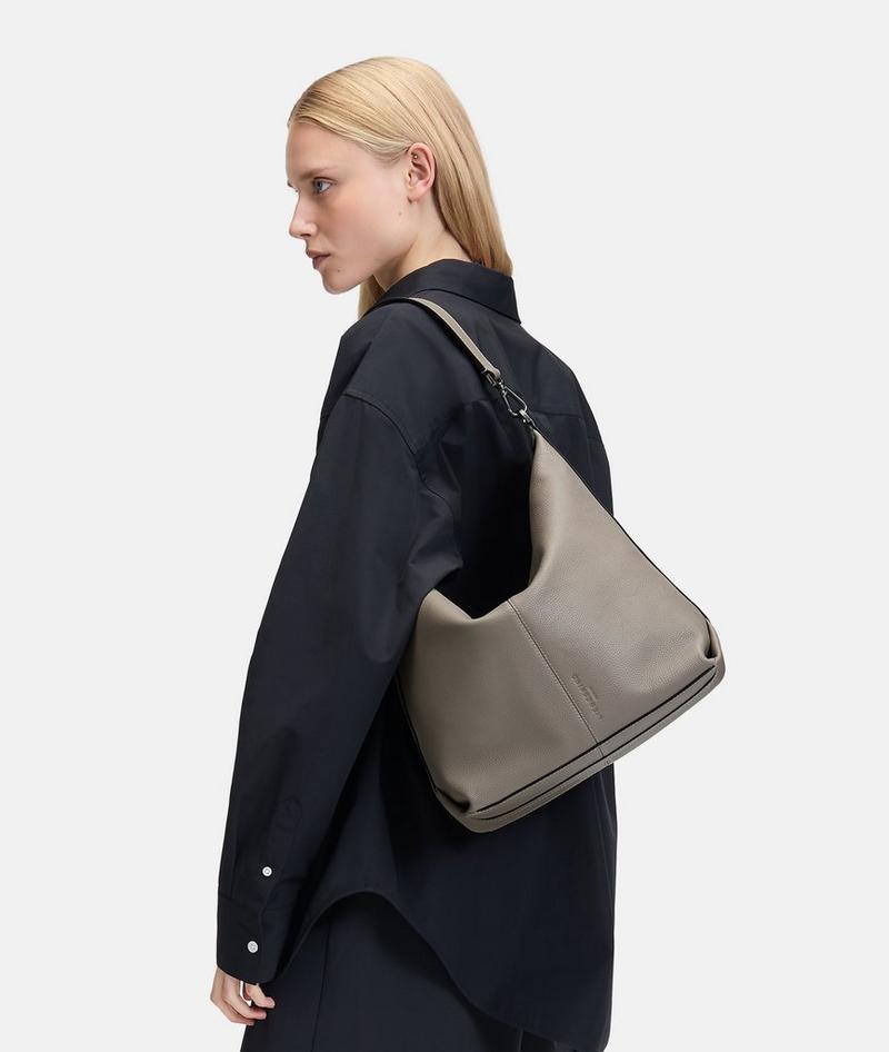 Liebeskind Herren Paris Hobo M - Steingrau