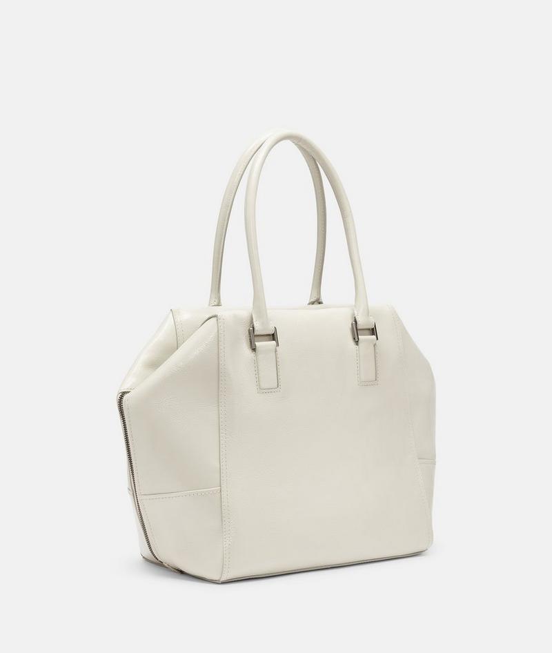 Liebeskind Herren Archive Kayla Satchel M - Creme