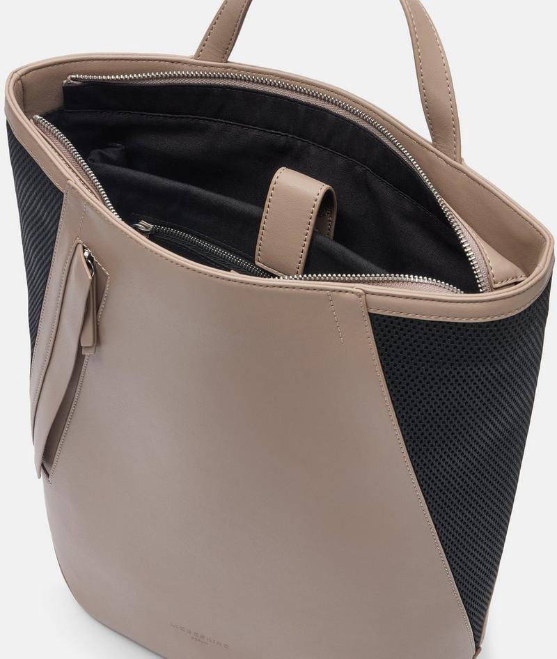 Liebeskind Herren Oval Backpack L - Cognac