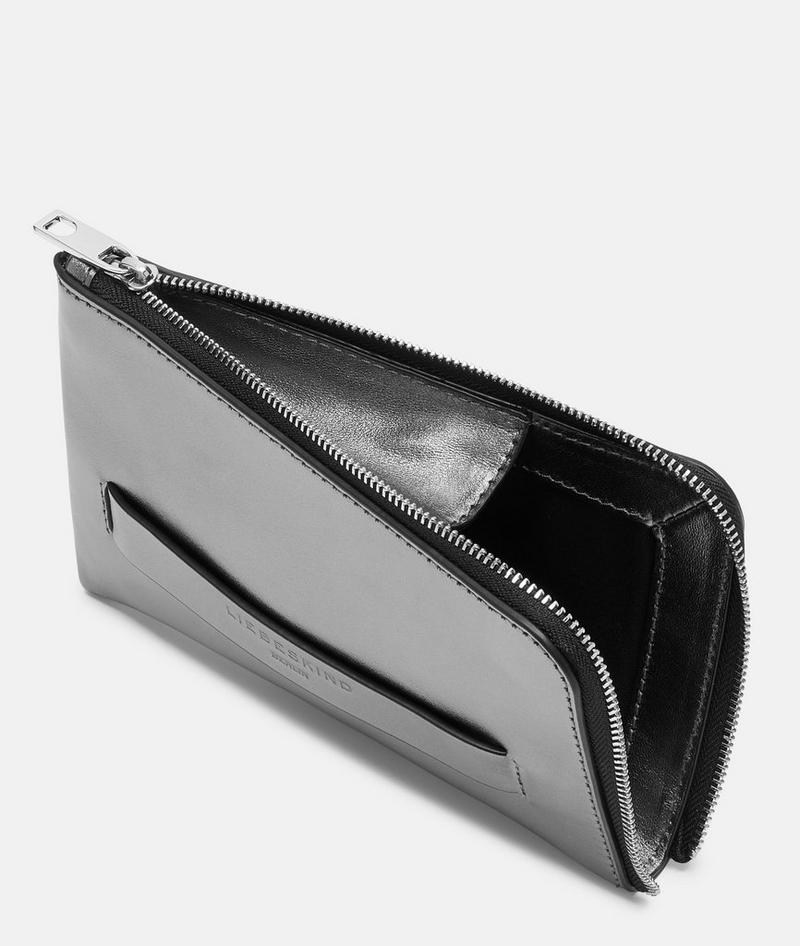 Liebeskind Herren Metallic Lora Pouch - Silber
