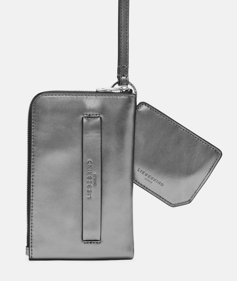 Liebeskind Herren Metallic Lora Pouch - Silber