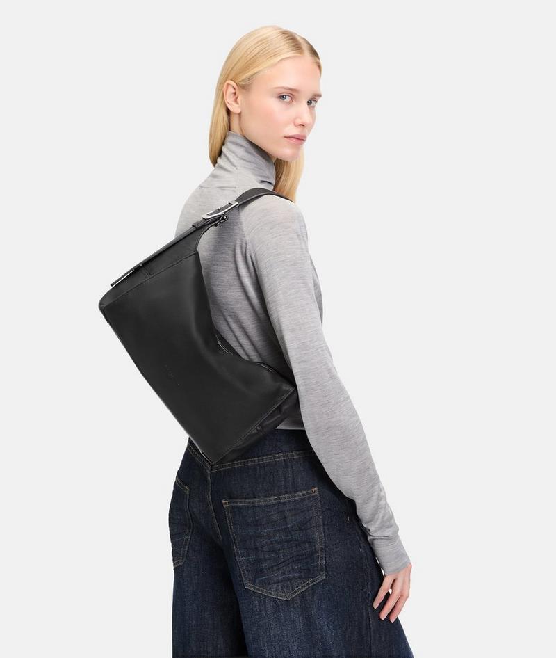 Liebeskind Herren Lou Hobo M - Schwarz