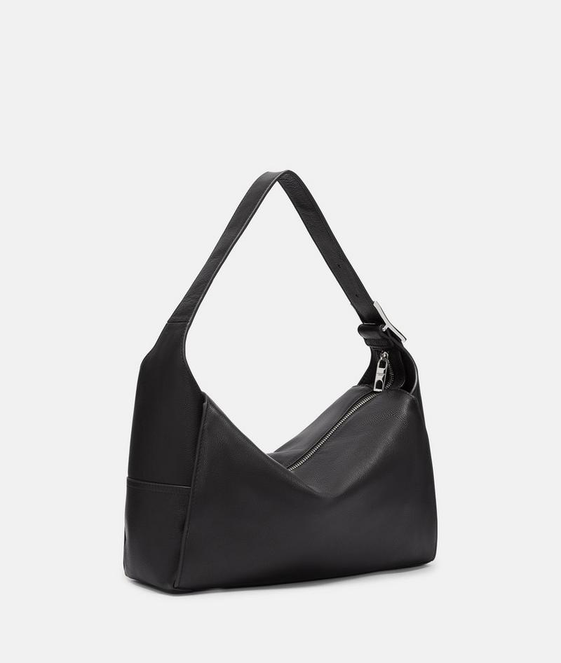 Liebeskind Herren Lou Hobo M - Schwarz