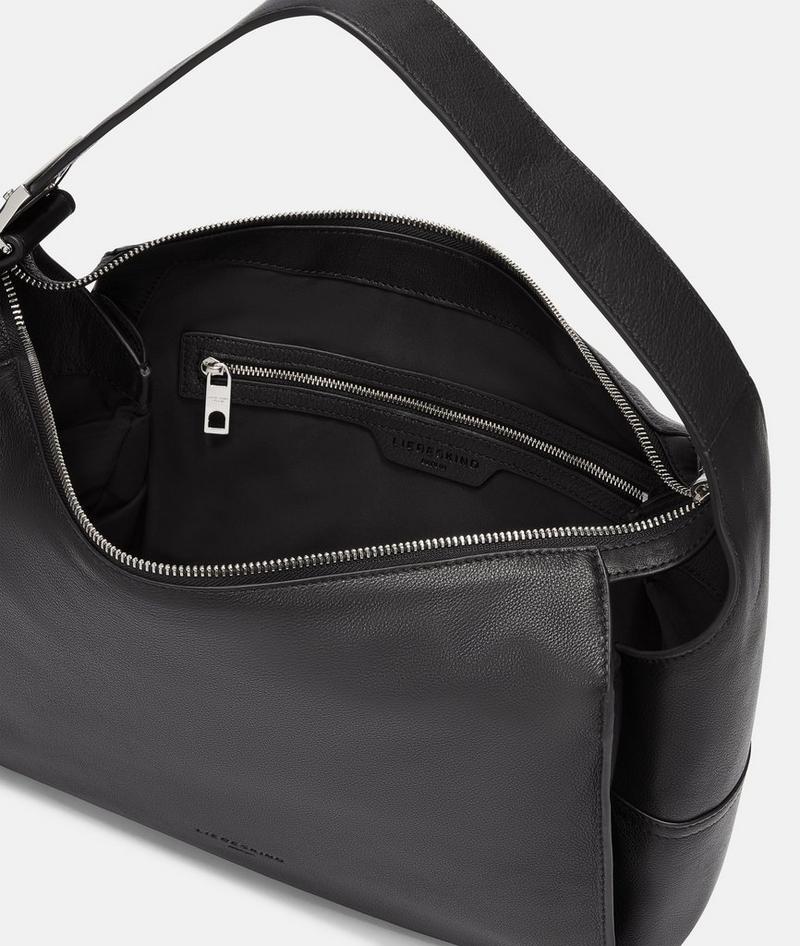 Liebeskind Herren Lou Hobo M - Schwarz