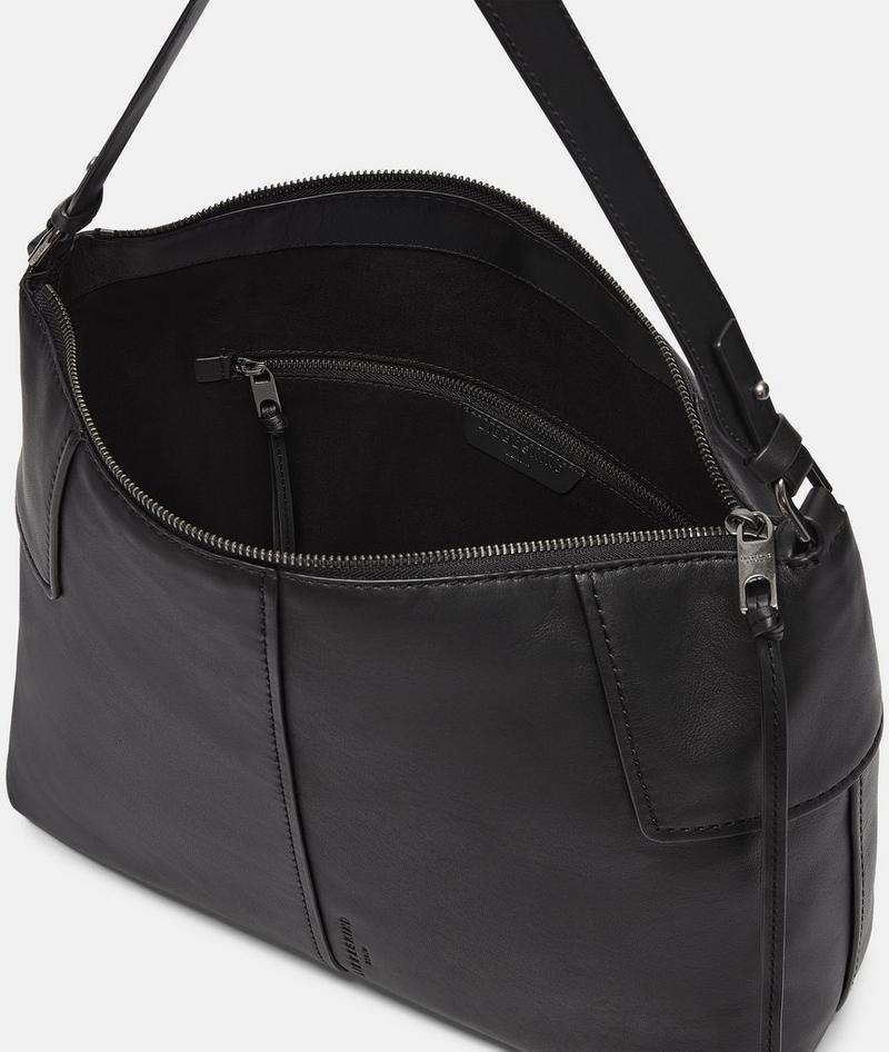 Liebeskind Herren Mila Hobo M - Schwarz