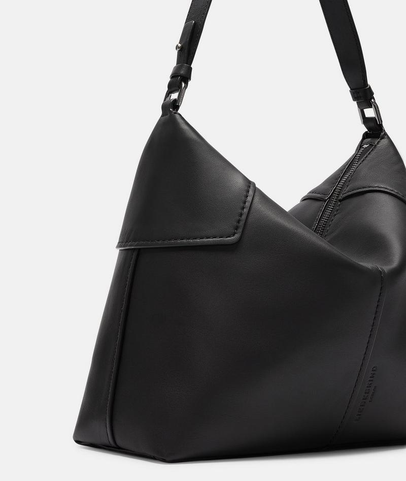 Liebeskind Herren Mila Hobo M - Schwarz