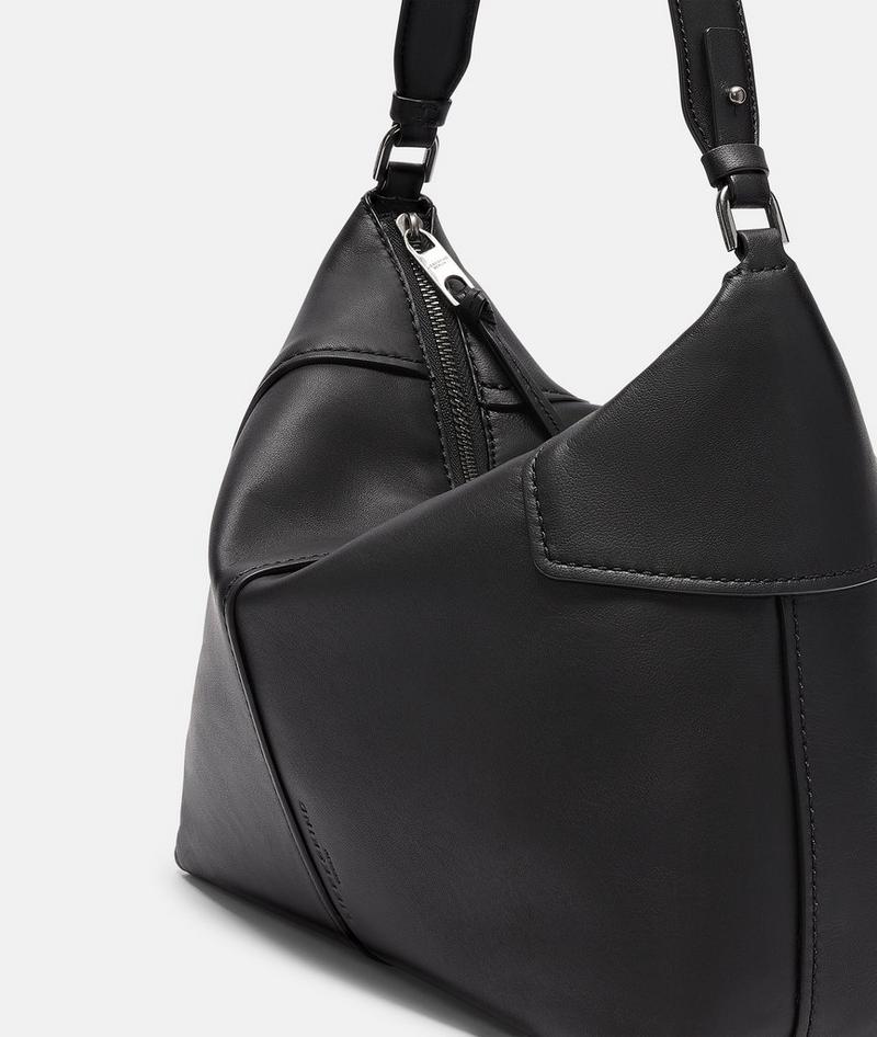 Liebeskind Herren Mila Hobo M - Schwarz