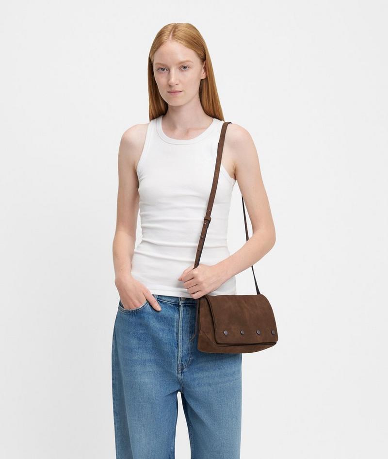 Liebeskind Herren Rive Crossbody S - Cognac