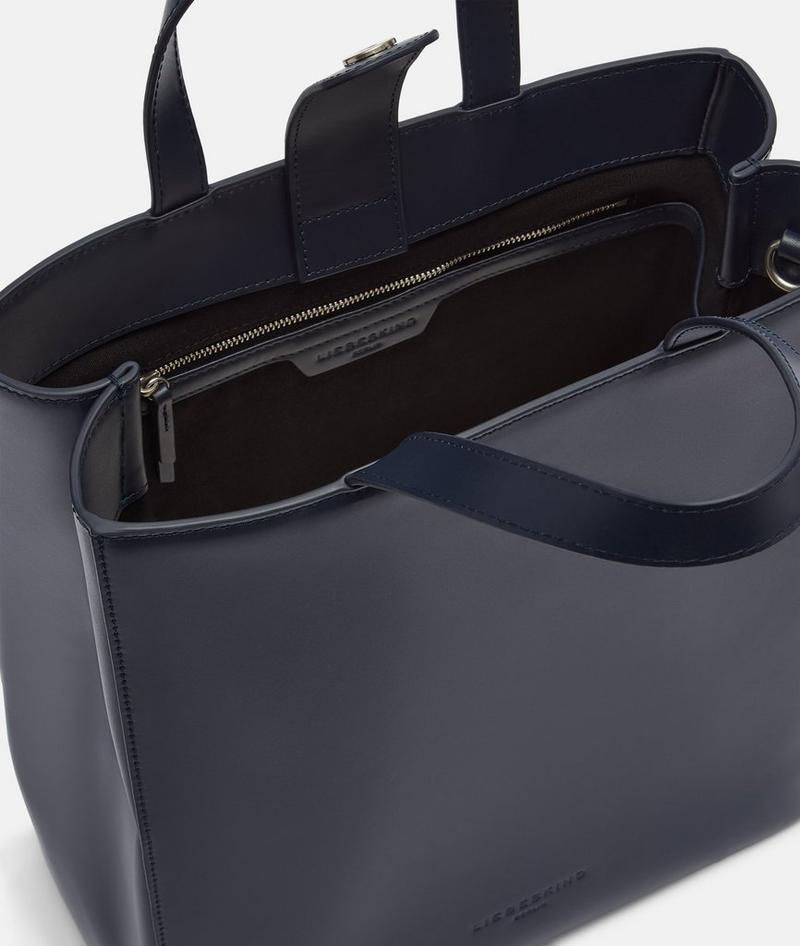 Liebeskind Herren Paper Bag M - Navy
