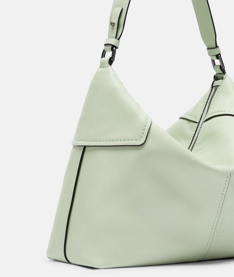 Liebeskind Herren Mila Hobo M - Salbeigrün