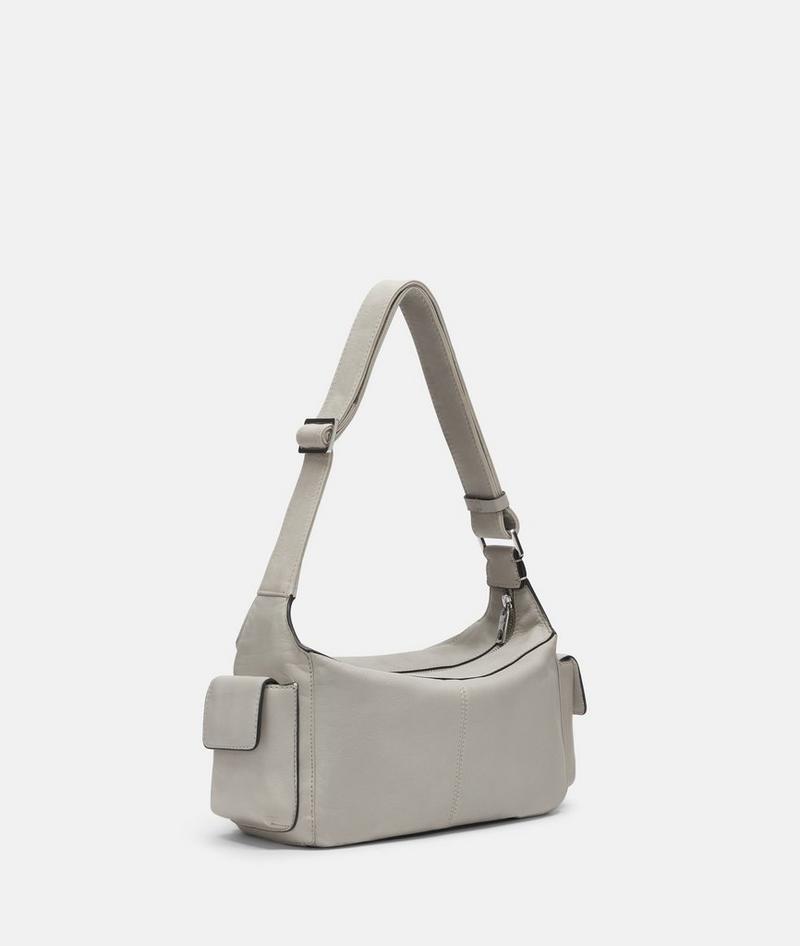 Liebeskind Herren Lila Crossbody S - Taubengrau