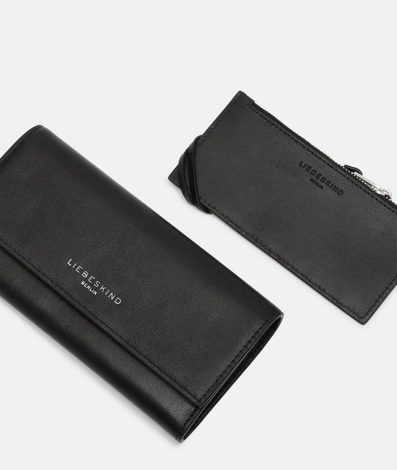 Liebeskind Herren Valentina Geldbörse L - Schwarz