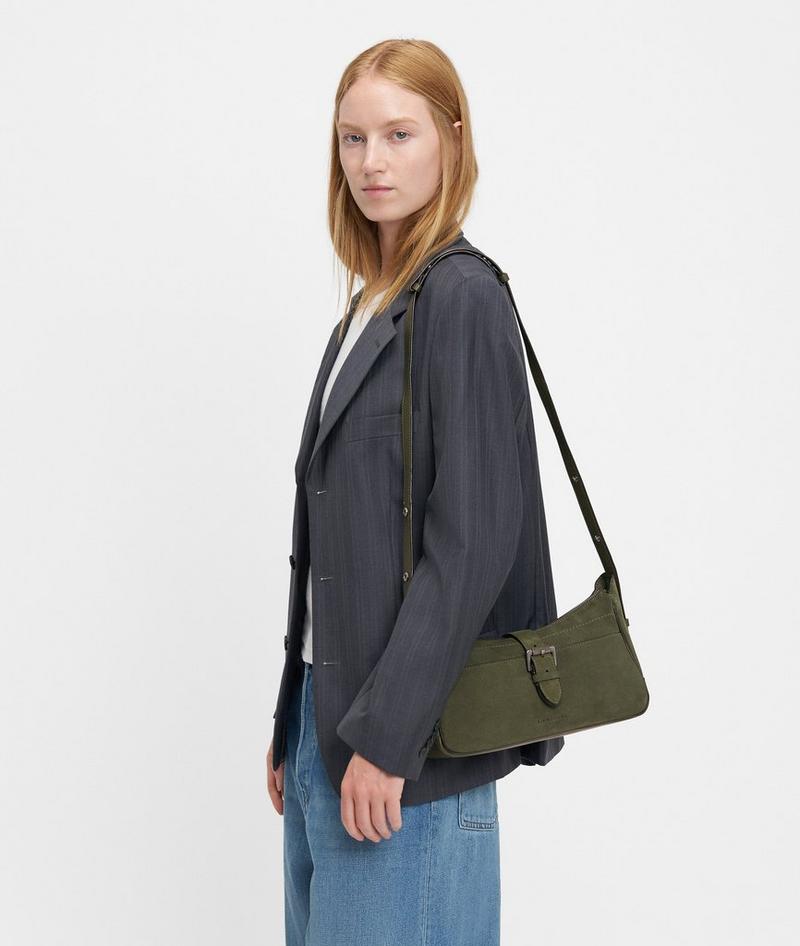 Liebeskind Herren Ren Schultertasche S - Olivgrün