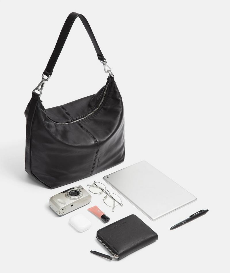 Liebeskind Herren Paris Hobo M - Schwarz