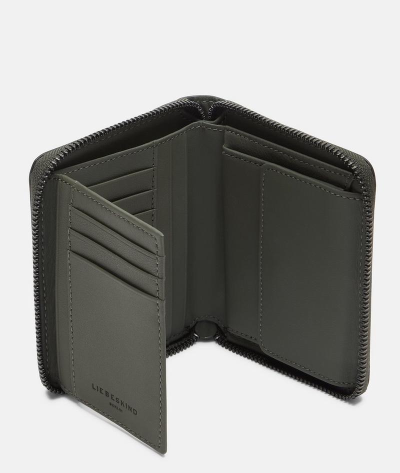 Liebeskind Herren Conny Geldbörse M - Olivgrün