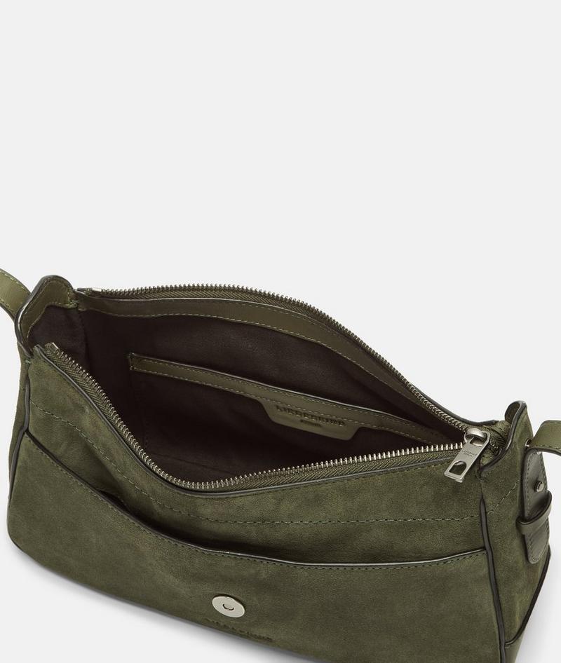Liebeskind Herren Ren Schultertasche S - Olivgrün
