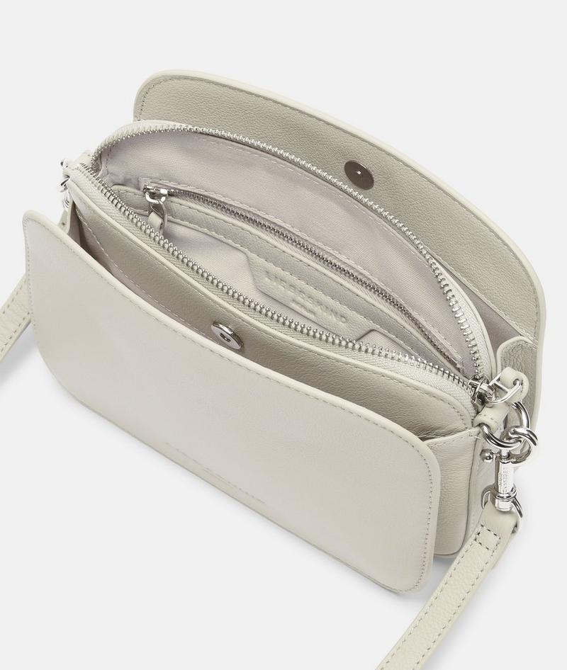 Liebeskind Herren Luka Crossbody S - Creme