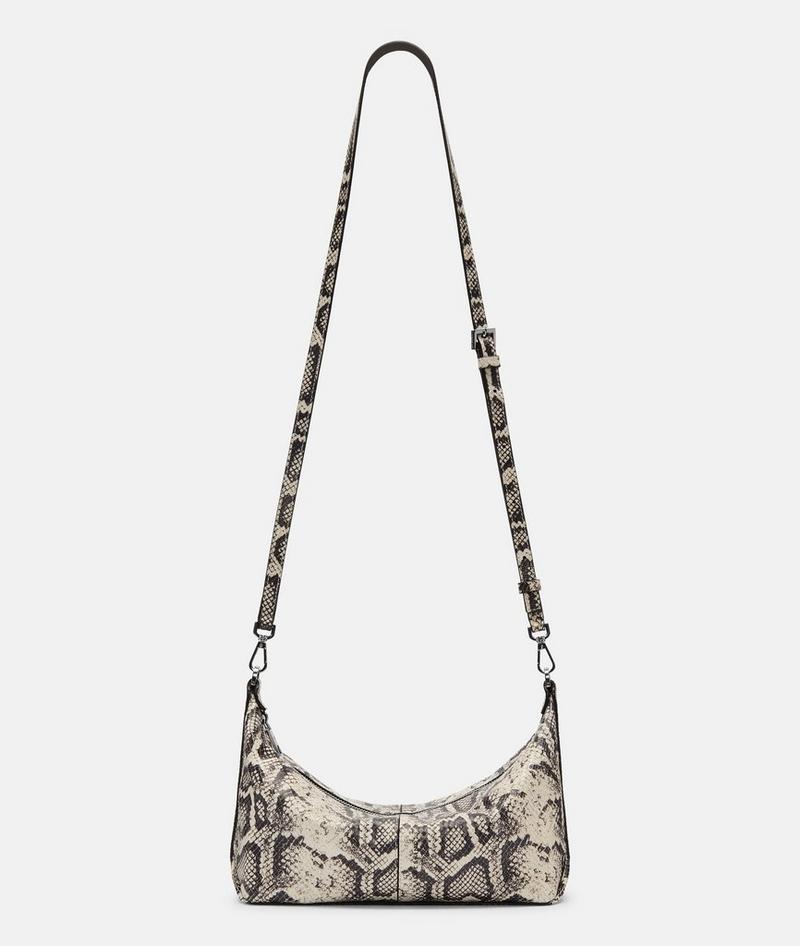 Liebeskind Herren Snake Paris Hobo S - Steingrau