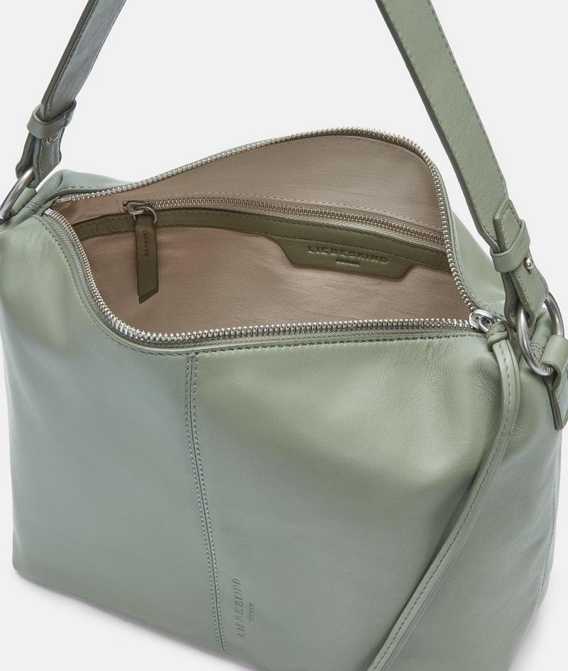 Liebeskind Herren Aissa Hobo S - Helles Olivgrün