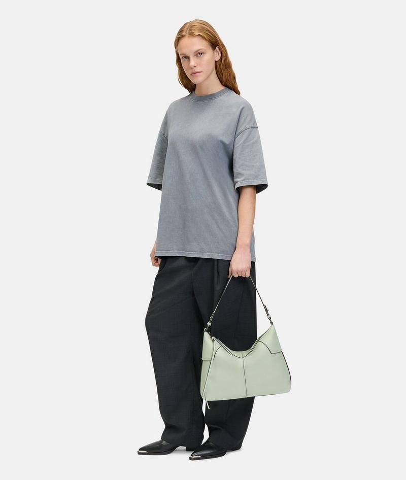 Liebeskind Herren Mila Hobo M - Salbeigrün