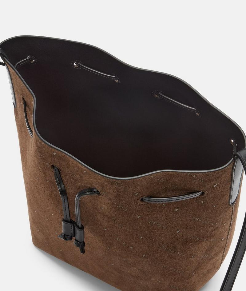 Liebeskind Herren Monogram Bucketbag M - Cognac