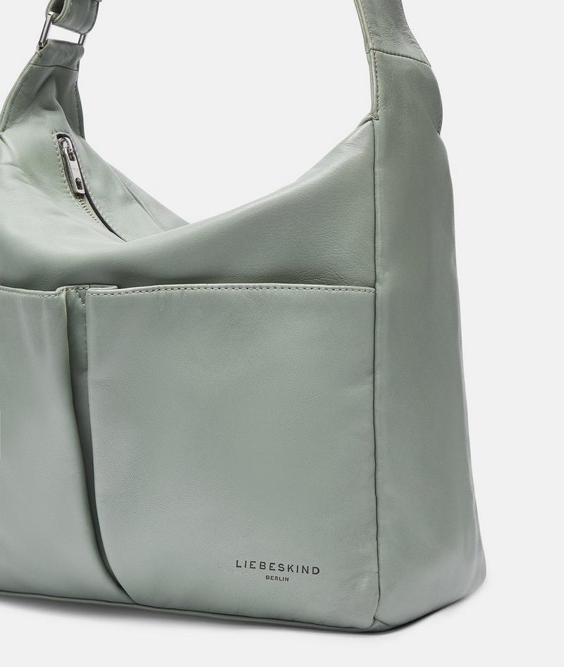 Liebeskind Herren Hera Hobo M - Dunkles Salbeigrün