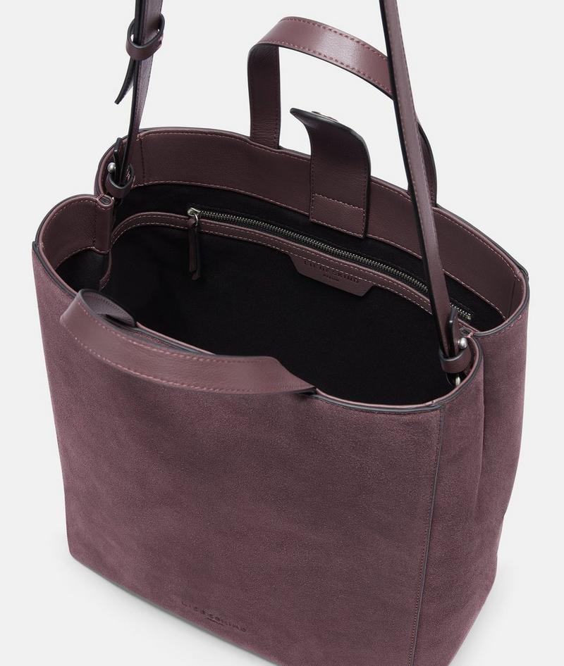 Liebeskind Herren Paper Bag M - Bordeaux