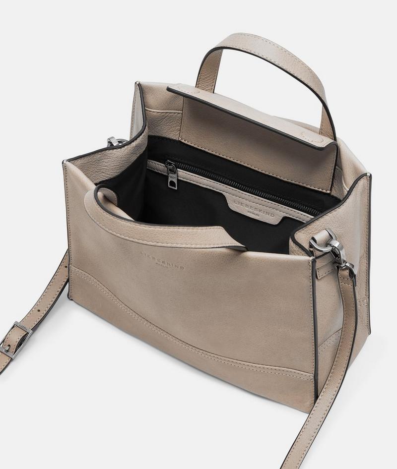 Liebeskind Herren Lou Satchel M - Beige