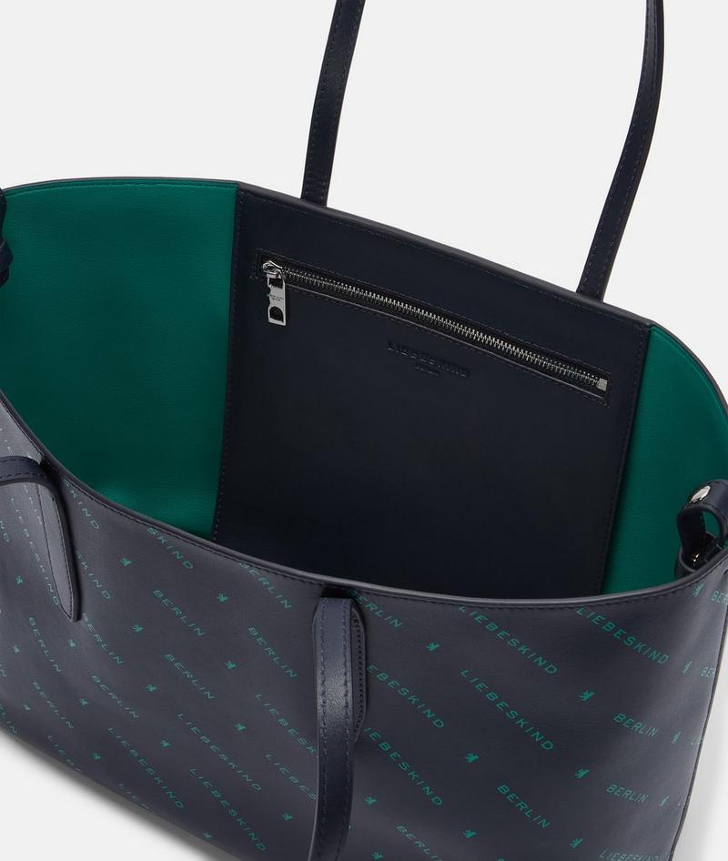 Liebeskind Herren Monogram Shopper M - Navy