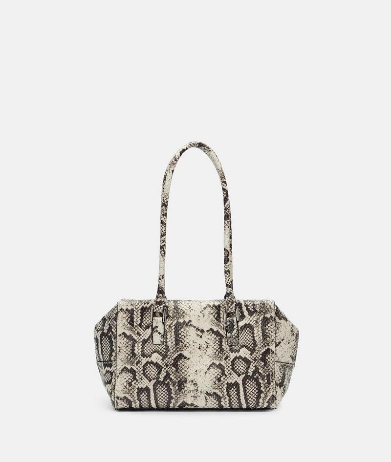 Liebeskind Herren Snake Archive Kayla Satchel S - Creme