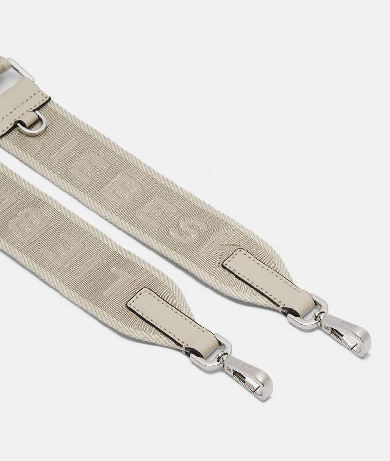 Liebeskind Herren Schultergurt Mit Logo - Creme