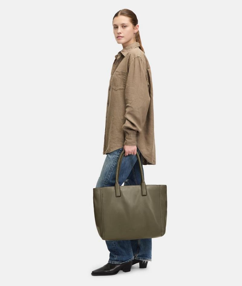 Liebeskind Herren Shopper L - Olivgrün