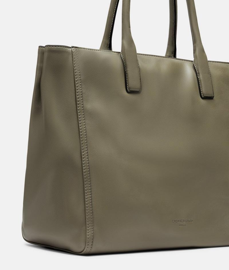 Liebeskind Herren Shopper L - Olivgrün