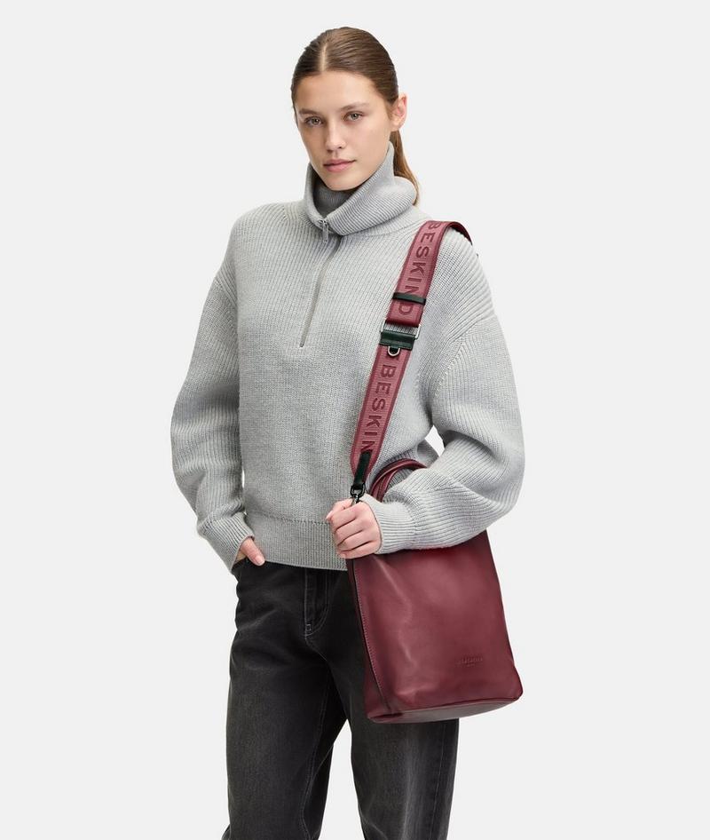 Liebeskind Herren Schultergurt Mit Logo - Bordeaux