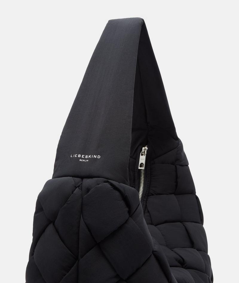 Liebeskind Herren Nylon Bo Hobo L - Schwarz