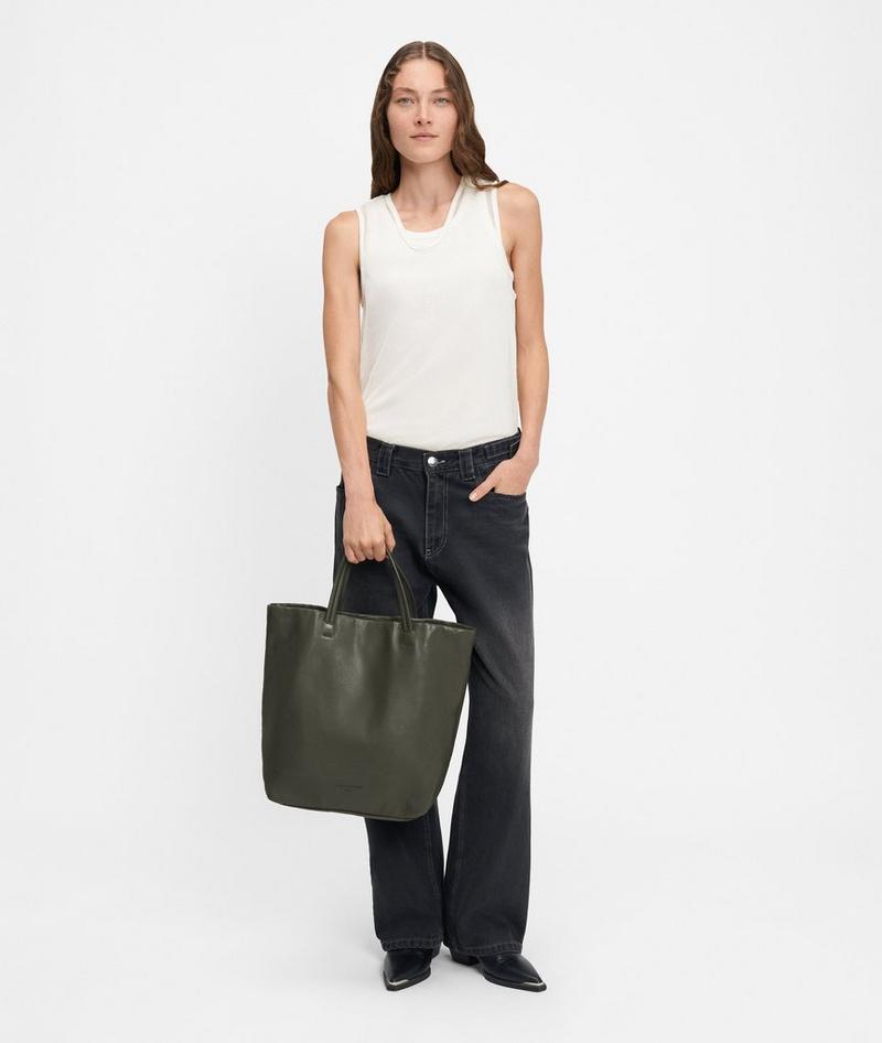 Liebeskind Herren Hera Tote L - Tannengrün