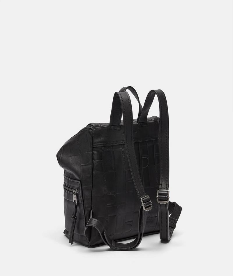 Liebeskind Herren Monogram Hera Backpack M - Schwarz