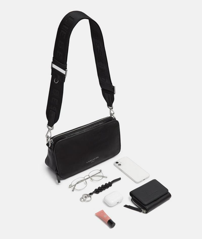 Liebeskind Herren Clarice Crossbody M - Schwarz