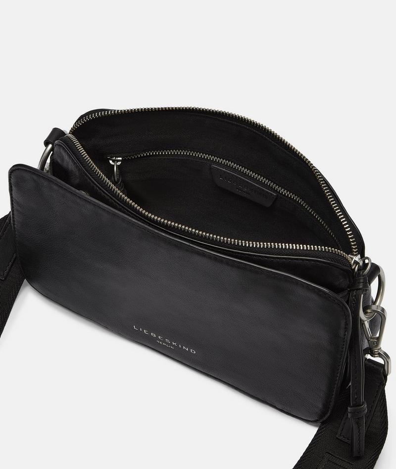 Liebeskind Herren Clarice Crossbody M - Schwarz