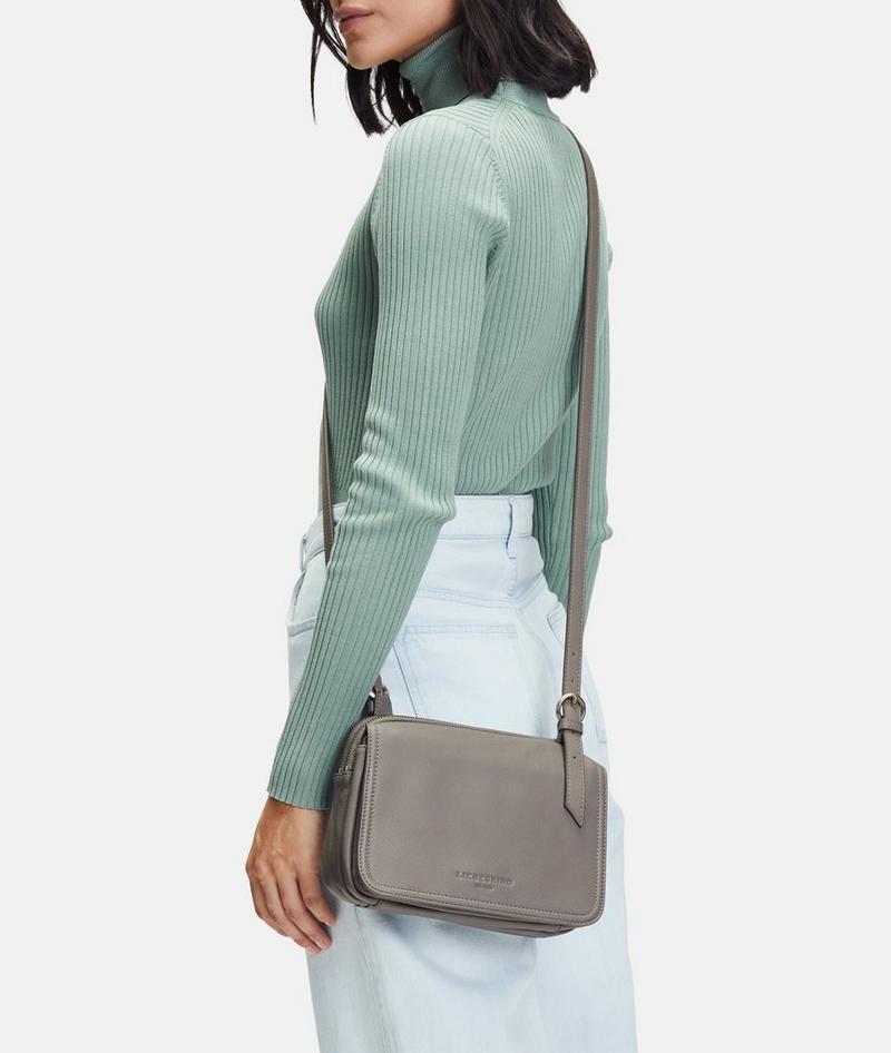 Liebeskind Herren Mareike Crossbody M - Steingrau