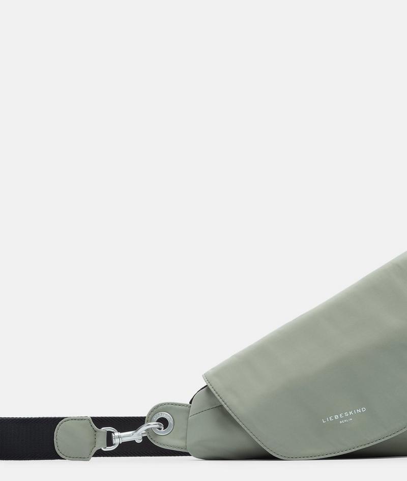 Liebeskind Herren Oval Belt-bag S - Helles Olivgrün